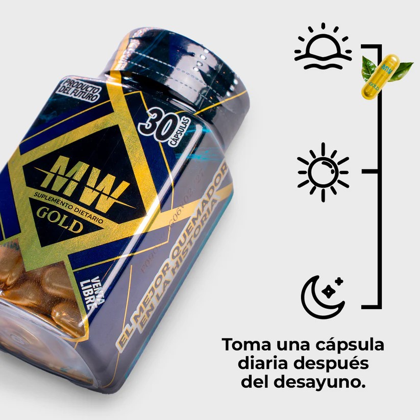MW GOLD QUEMADOR ENVIO GRATIS